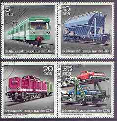 Germany - East 1979 Locomotives & Wagons perf set of 4 fine used, SG E2124-27*