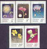 Pitcairn Islands 1973 Flowers perf set of 5 unmounted mint, SG 126-30
