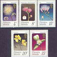 Pitcairn Islands 1973 Flowers perf set of 5 unmounted mint, SG 126-30