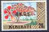 Kiribati 1981 Official - Flamboyant Tree 20c no wmk opt'd OKGS unmounted mint, SG O18*