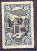 Cinderella - Great Britain 1915c Salvation Army ungummed perforated label in black & blue showing William Booth addressing a crowd