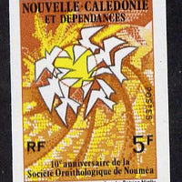 New Caledonia 1975 Ornithological Society imperf proof from limited printing, SG 558*