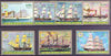 Equatorial Guinea 1976 Early Sailing Ships complete set of 7 cto used, Mi 998-1004