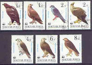 Hungary 1983 WWF - Birds of Prey perf set of 7 cto used, SG 3507-13*