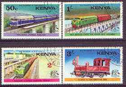 Kenya 1976 Railways perf set of 4 cto used, SG 66-69*