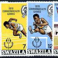 Swaziland 1970 Ninth Commonwealth Games perf set of 4 unmounted mint, SG 180-83