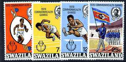 Swaziland 1970 Ninth Commonwealth Games perf set of 4 unmounted mint, SG 180-83