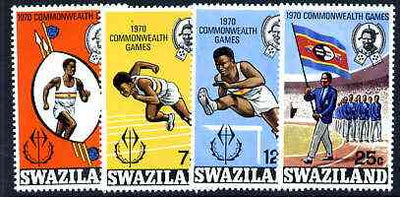 Swaziland 1970 Ninth Commonwealth Games perf set of 4 unmounted mint, SG 180-83