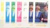 Staffa 1982 Royal Baby opt on Royal Wedding deluxe sheet (£2 value) the set of 7 imperf progressive colour proofs comprising the four individual colours plus various composites incl completed design unmounted mint