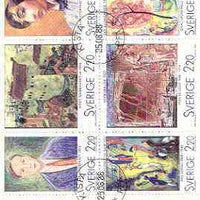 Sweden 1988 Swedish Artists in Paris 13k20 booklet complete with first day cancels, SG SB409