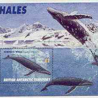 British Antarctic Territory 1996 Whales perf m/sheet unmounted mint, SG MS 269