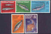 Falkland Islands 1981 Shelf Fishes perf set of 5 unmounted mint, SG 412-16