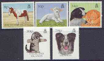 Falkland Islands 1993 Pets perf set of 5 unmounted mint, SG 691-95