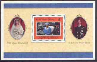 Falkland Islands Dependencies - South Georgia 1997 Golden Wedding perf m/sheet unmounted mint, SG MS 276