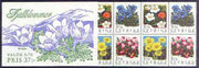 Sweden 1995 Mountain Flowers 37k booklet complete and pristine, SG SB 480