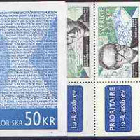 Sweden 1996 Swedish Winners of Nobel Prizes 50k booklet complete and pristine, SG SB 499