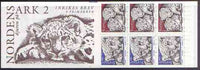Sweden 1997 Wildlife 30k booklet (Snow Leopard) complete and pristine, SG SB 503