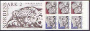 Sweden 1997 Wildlife 30k booklet (Snow Leopard) complete and pristine, SG SB 503