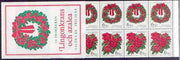 Sweden 1998 Christmas Flowers 60k booklet complete and pristine, SG SB 525