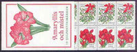Sweden 1998 Christmas Flowers 40k booklet complete and pristine, SG SB 524