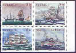 Sweden 1999 Australia 99 Stamp Exhibition,- Paintings of Ships complete set of 4 unmounted mint, SG 2020-23
