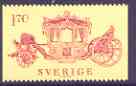 Sweden 1978 Coronation Coach 1k70 unmounted mint, SG 975