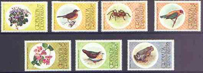 Grenada - Grenadines 1976 Flora & Fauna perf set of 7 unmounted mint, SG 147-53
