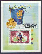 Grenada - Grenadines 1976 50th Anniversary of Girl guides perf m/sheet unmounted mint, SG MS 168