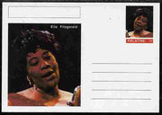 Palatine (Fantasy) Personalities - Ella Fitzgerald postal stationery card unused and fine