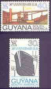 Guyana 1969 50th Anniversary of International Labour Organization perf set of 2 unmounted mint, SG 502-03