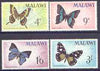Malawi 1966 Butterflies perf set of 4 unmounted mint, SG 247-50