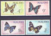 Malawi 1966 Butterflies perf set of 4 unmounted mint, SG 247-50