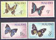 Malawi 1966 Butterflies perf set of 4 unmounted mint, SG 247-50
