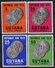 Guyana 1972 Republic Day perf set of 4 (Coins) unmounted mint, SG 561-64*