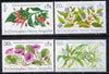 St Kitts-Nevis 1971 Flowers perf set of 4 unmounted mint, SG 237-40*