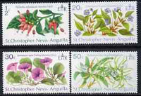 St Kitts-Nevis 1971 Flowers perf set of 4 unmounted mint, SG 237-40*