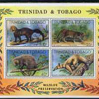 Trinidad & Tobago 1978 Wildlife perf m/sheet unmounted mint , SG MS 525