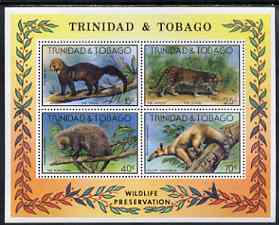 Trinidad & Tobago 1978 Wildlife perf m/sheet unmounted mint , SG MS 525
