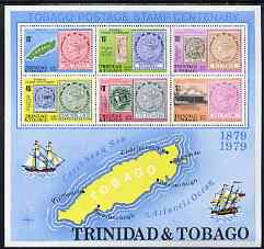 Trinidad & Tobago 1979 Tobago Stamp Centenary perf m/sheet unmounted mint, SG MS 550