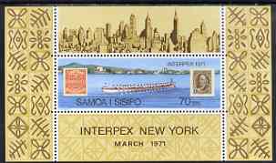 Samoa 1971 Interpex Stamp Exhibition perf m/sheet unmounted mint, SG MS 364