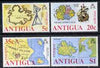 Antigua 1975 Maps perf set of 4 unmounted mint, SG 439-42