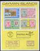 Cayman Islands 1976 75th Anniversary of First Postage Stamp perf m/sheet unmounted mint, SG MS 403