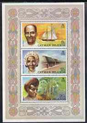 Cayman Islands 1974 Local Industries perf m/sheet unmounted mint, SG MS 363
