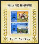 Ghana 1973 Tenth Anniversary of World Food Programme perf m/sheet unmounted mint, SG MS 681