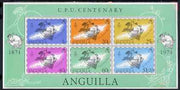 Anguilla 1974 Centenary of UPU perf m/sheet unmounted mint, SG MS 194