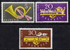 Switzerland 1949 Centenary of Federal Post perf set of 3 unmounted mint, SG 500-502