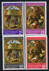 St Kitts-Nevis 1968 Christmas - Paintings perf set of 4 unmounted mint, SG 191-94