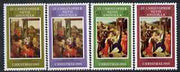 St Kitts-Nevis 1969 Christmas - Paintings perf set of 4 unmounted mint, SG 202-205