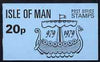 Isle of Man 1979 Viking Longship 20p booklet complete (blue cover) SG SB8