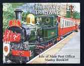 Isle of Man 1992 Manx Railways & Tramways £2 booklet (TPO Special) complete and fine, SG SB30